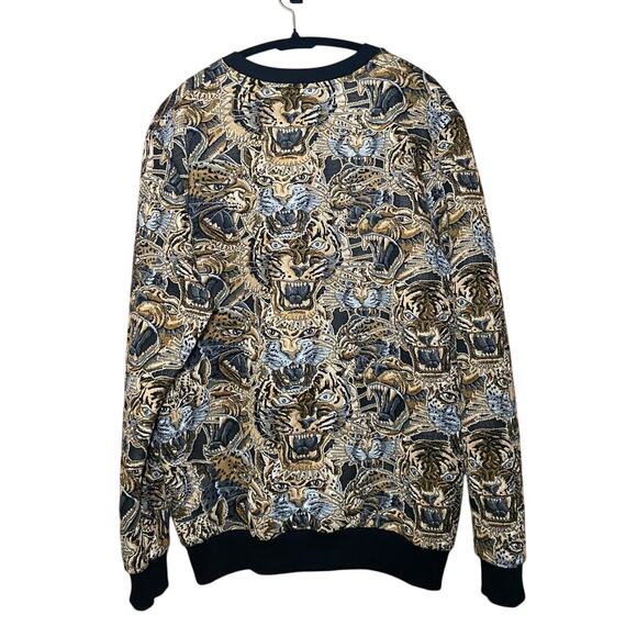 Zara Men's - Tiger Jacquard Quilted Sweater - Excellent! - Picture 2 of 16